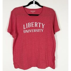 Liberty University XL Women's Red Graphic Logo Tshirt